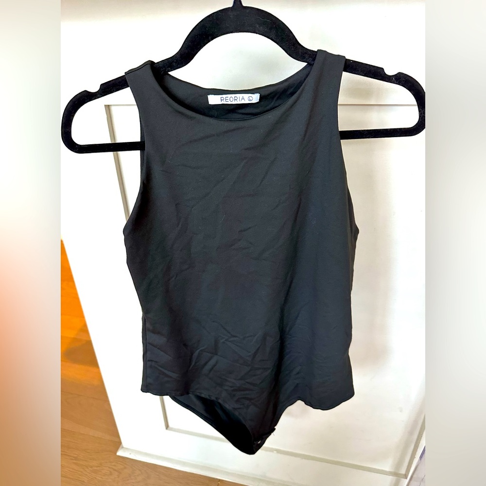 Black spandex, bodysuit
